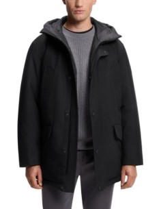 BOSS Veste homme noire capuche