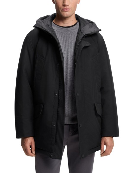 BOSS Veste homme noire capuche