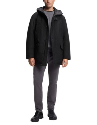 BOSS Veste homme noire capuche