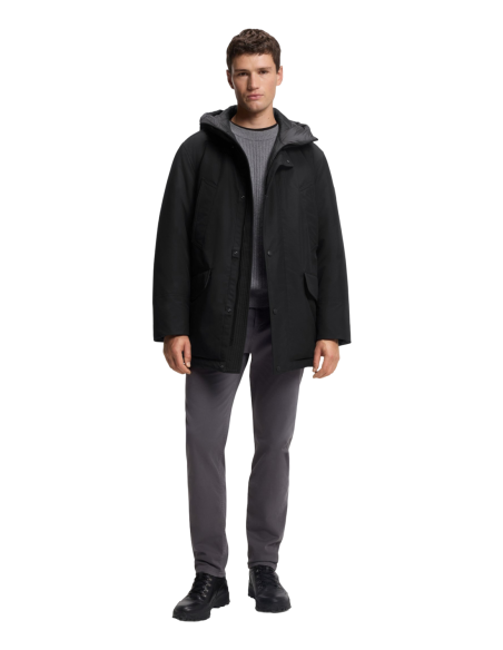 BOSS Veste homme noire capuche