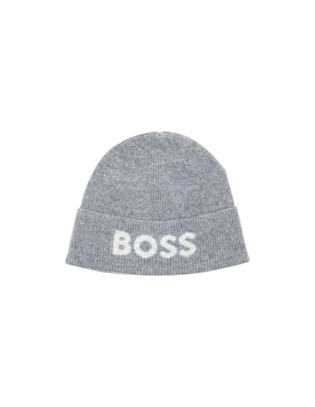 BOSS Bonnet homme gris
