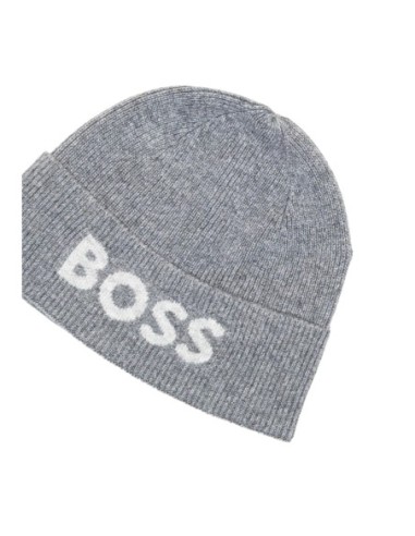 BOSS Bonnet homme gris
