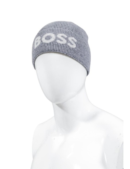 BOSS Bonnet homme gris