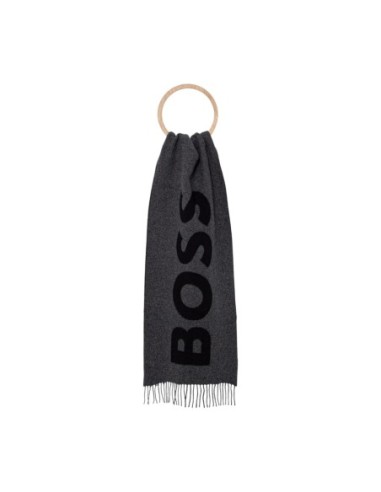 BOSS Écharpe homme grise