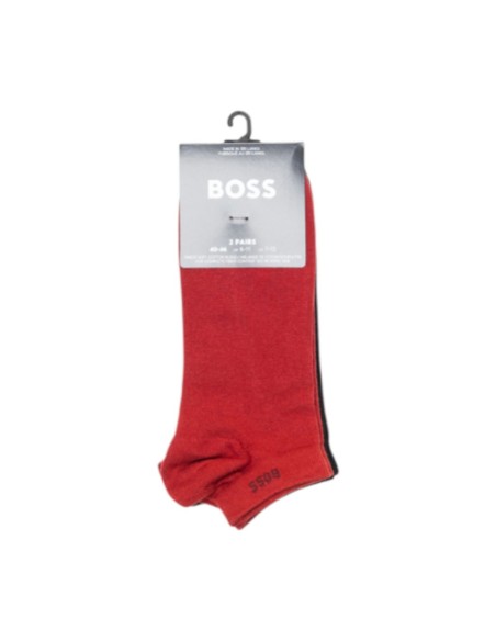 Chaussettes homme rouges BOSS – confort premium stretch