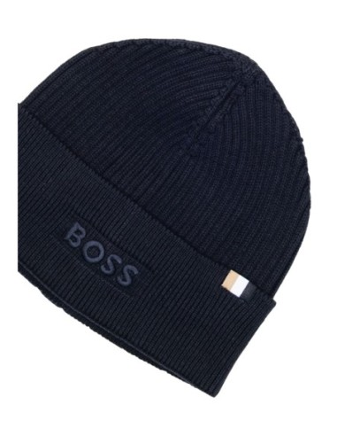 BOSS Bonnet homme bleu