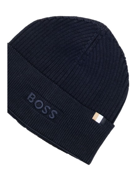 BOSS Bonnet homme bleu