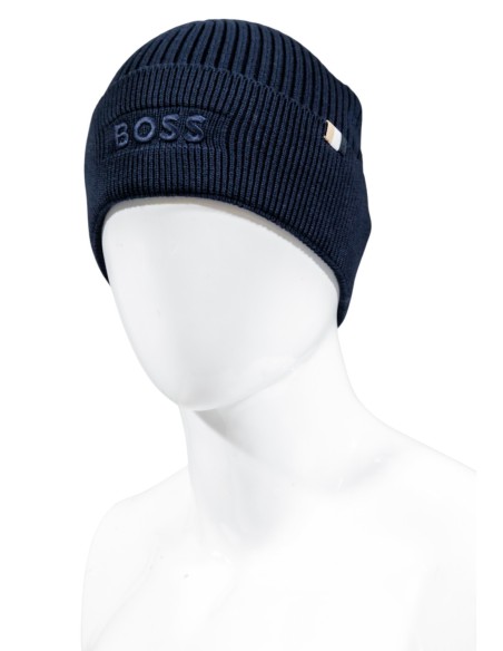 BOSS Bonnet homme bleu