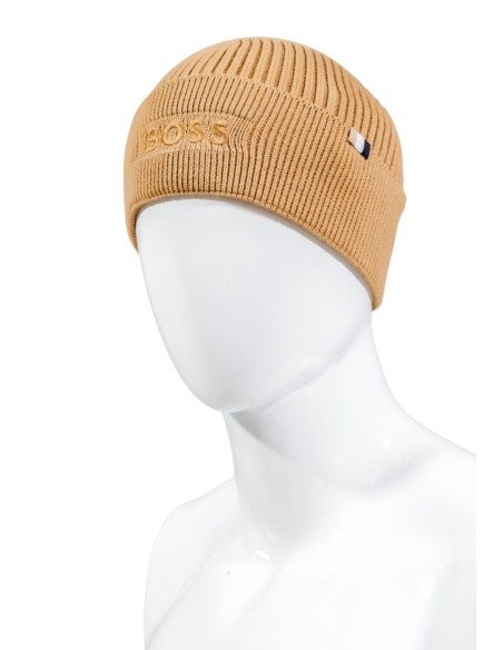 BOSS Bonnet homme beige