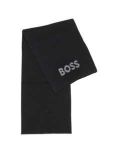 BOSS Écharpe homme noire
