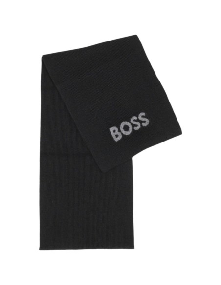 BOSS Écharpe homme noire