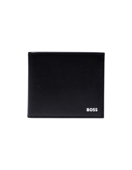 BOSS Portefeuille homme cuir noir