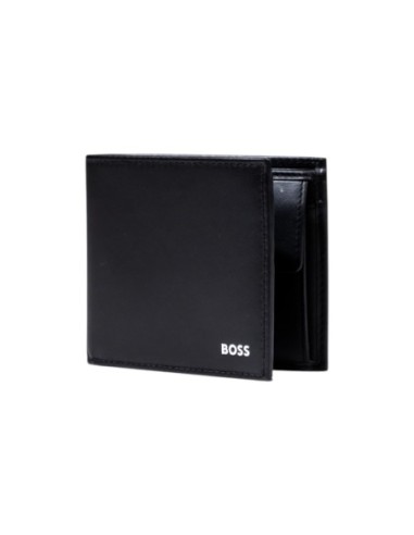 BOSS Portefeuille homme cuir noir