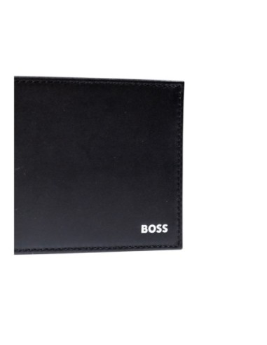 BOSS Portefeuille homme cuir noir