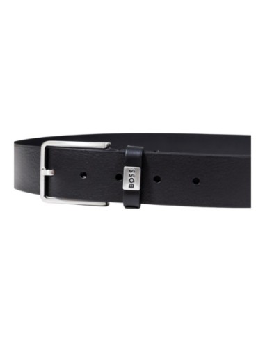 BOSS Ceinture homme cuir noir