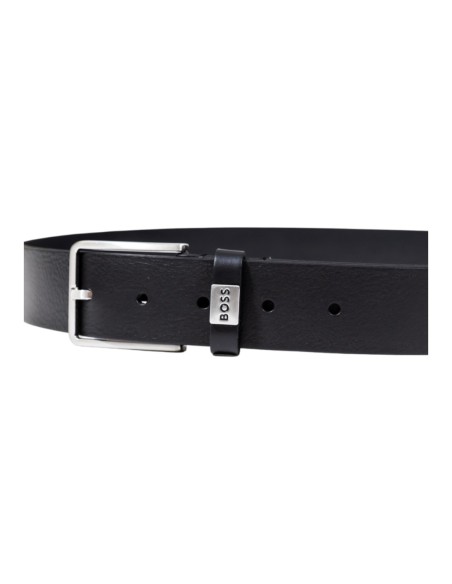 BOSS Ceinture homme cuir noir