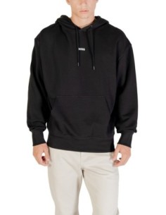 BOSS Sweat homme noir capuche