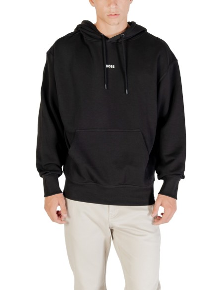 BOSS Sweat homme noir capuche