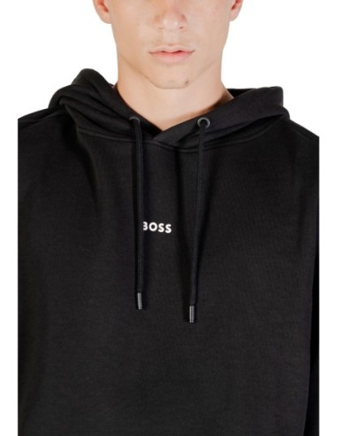BOSS Sweat homme noir capuche