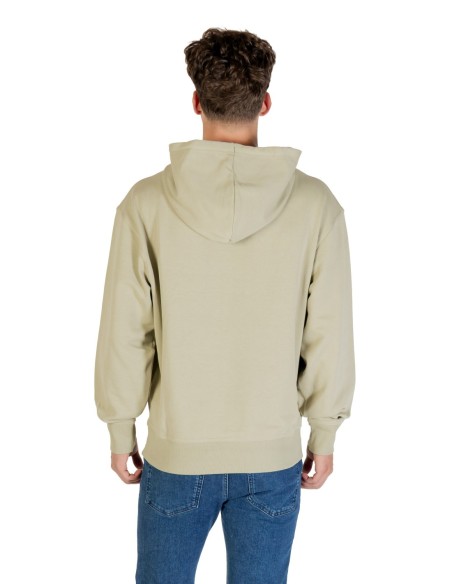 BOSS Sweat homme vert capuche
