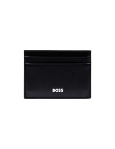 BOSS Portefeuille homme noir cuir