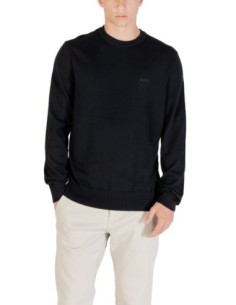 BOSS Pull homme noir
