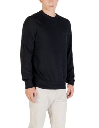 BOSS Pull homme noir