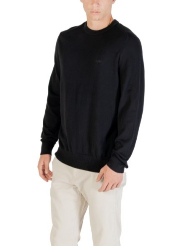BOSS Pull homme noir