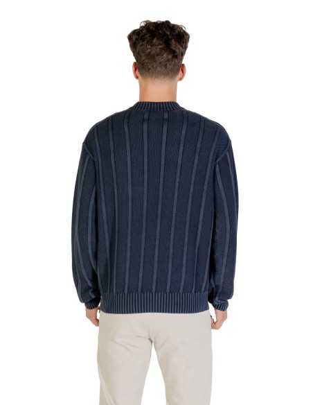 BOSS Pull homme bleu