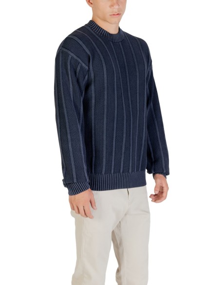 BOSS Pull homme bleu