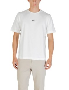 BOSS T-shirt homme blanc hiver