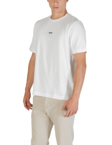 BOSS T-shirt homme blanc hiver