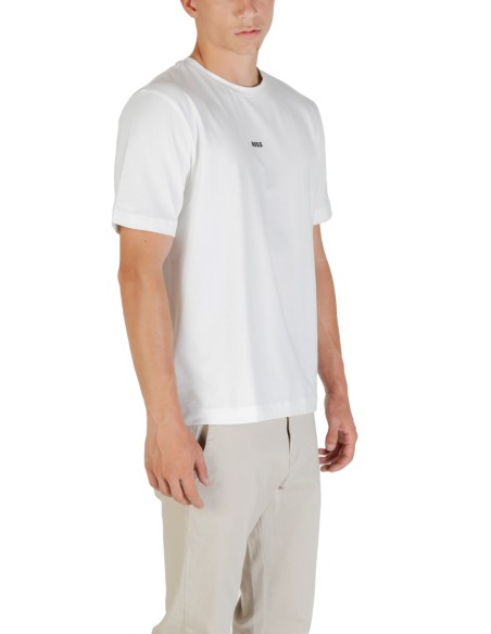BOSS T-shirt homme blanc hiver