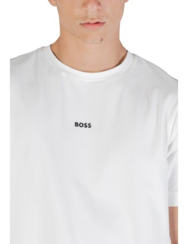 BOSS T-shirt homme blanc hiver