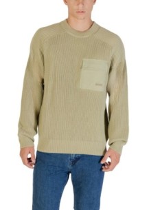 BOSS Pull homme beige