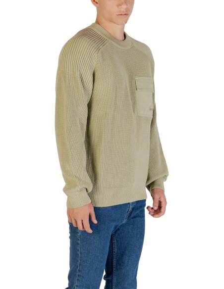 BOSS Pull homme beige