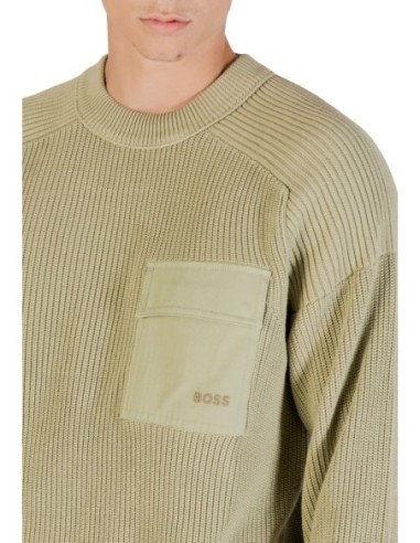 BOSS Pull homme beige