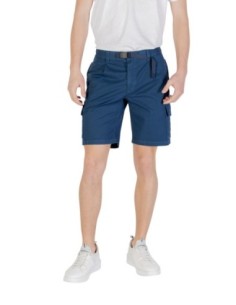 BOSS Bermuda homme bleu coton