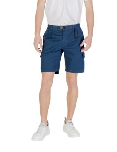 BOSS Bermuda homme bleu coton