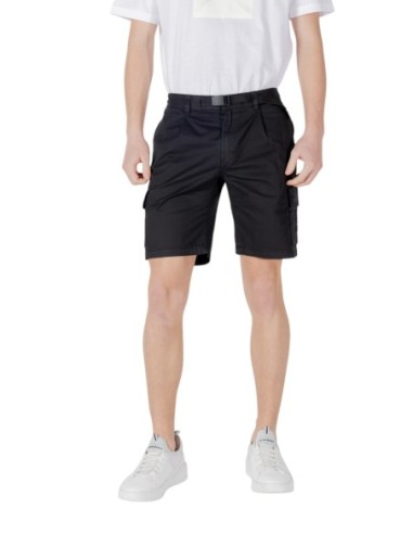 BOSS Bermuda homme noir coton