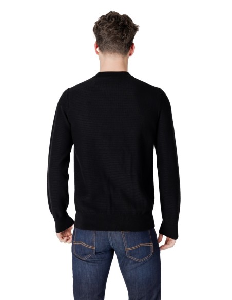 BOSS Pull homme noir cachemire
