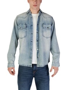 BOSS Chemise homme bleue