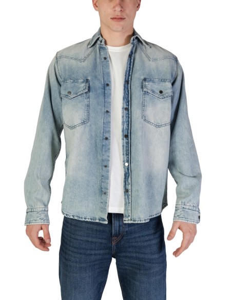 BOSS Chemise homme bleue