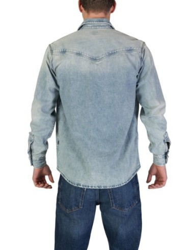 BOSS Chemise homme bleue