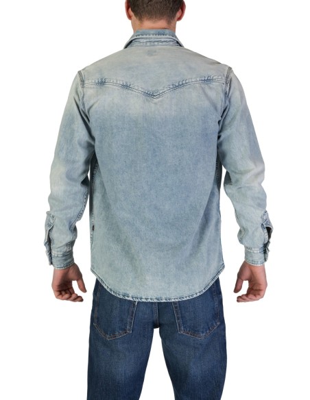 BOSS Chemise homme bleue