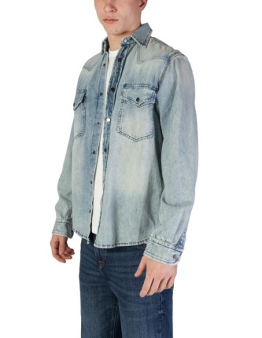 BOSS Chemise homme bleue