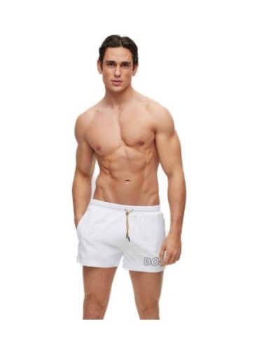 BOSS Maillot bain homme blanc