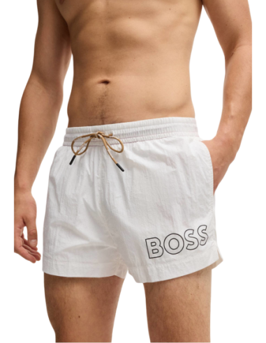 BOSS Maillot bain homme blanc
