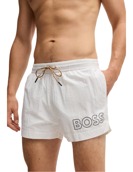 BOSS Maillot bain homme blanc