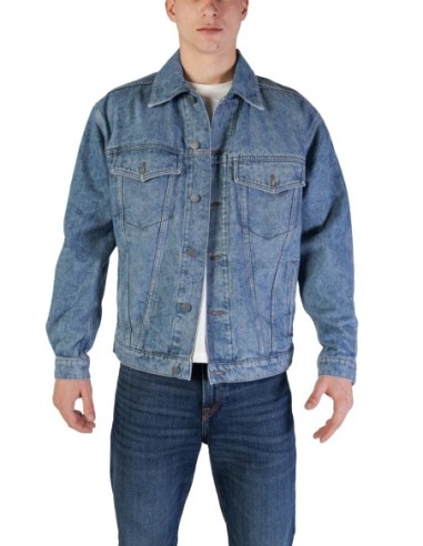BOSS Veste homme bleu azur